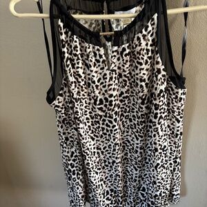 NEW WITH TAGS! Calvin Klein leopard blouse
